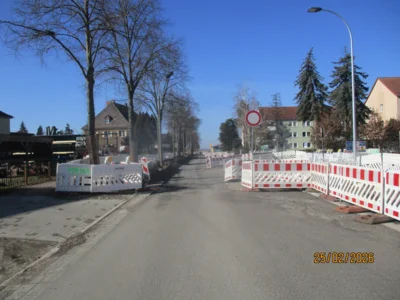Ortsdurchfahrt Dahme/Mark im Bereich Jüterboger Straße/Chaussee (Bild vergr&ouml;&szlig;ern)
