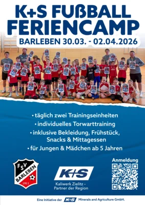 K+S Fußball Feriencamp in den Osterferien ⚽️ (Bild vergr&ouml;&szlig;ern)