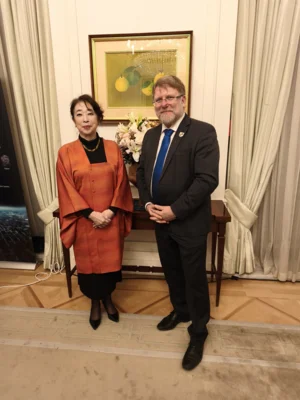 Wriezen international: Bürgermeister Ilm stärkt deutsch-japanische Freundschaft beim Kaiserempfang