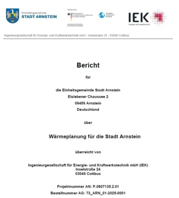 Meldung: Öffentlichkeitsbeteiligung zur Kommunalen Wärmeplanung