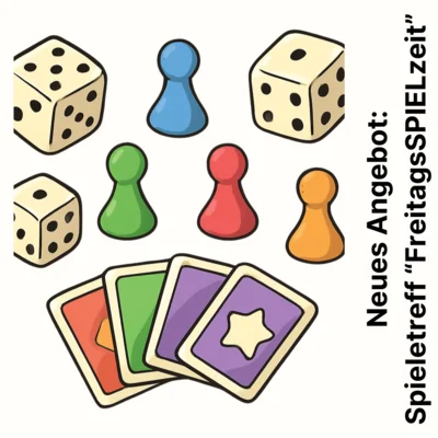 Foto zur Meldung: Neues Angebot der Bibliothek: FreitagsSPIELzeit Foto zur Meldung: Neues Angebot der Bibliothek: FreitagsSPIELzeit