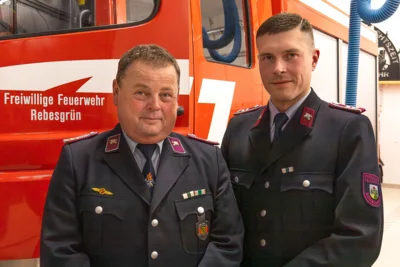 Rebesgrüner Feuerwehr wählte neue Wehrleitung (Bild vergr&ouml;&szlig;ern)