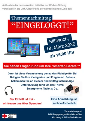 Themennachmittag "Eingeloggt" (Bild vergr&ouml;&szlig;ern)