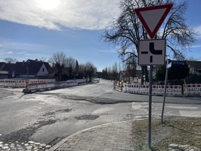 Information zur Vollsperrung im Bereich L 202 (Turnplatz)