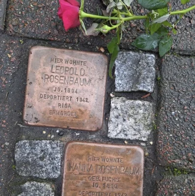 🕯 Stolpersteinspaziergang – Erinnern für die Zukunft (Bild vergr&ouml;&szlig;ern)