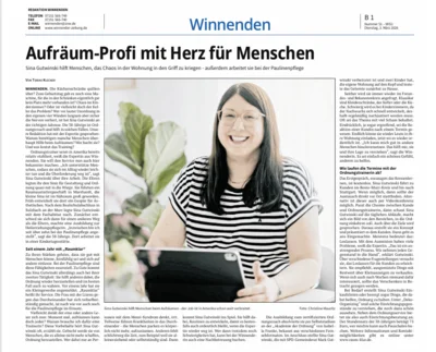 Meldung: Zeitungsartikel Winnender Zeitung
