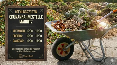 Meldung: Grünannahmestelle Marnitz wieder geöffnet