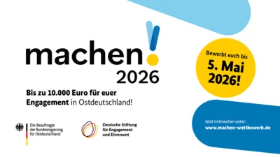 Wettbewerb „machen!2026“ startet