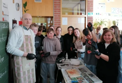 Herr Dörr und die "Herzforscher" der Klasse 7m