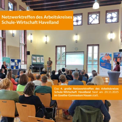 Meldung: Netzwerktreffen des Arbeitskreises Schule-Wirtschaft Havelland