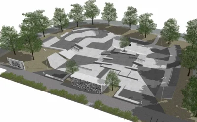In wenigen Wochen startet der Bau des neuen Skate-Park am Schwedensteg. Die Stadt Kulmbach beginnt im April mit den vorbereitenden Tiefbauarbeiten. Im Anschluss wird dann die Anlage errichtet. (Bild vergr&ouml;&szlig;ern)