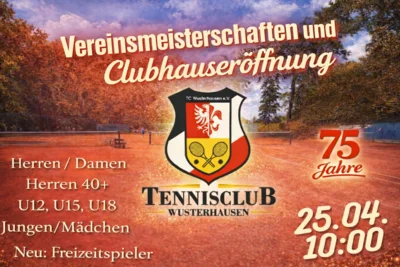 Großer Saisonauftakt - Vereinsmeisterschaften und Clubhaus Eröffnung