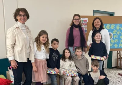 Großartige Solidarität: Regenbogenschule Happerschoß spendet für bedürftige Familien (Bild vergr&ouml;&szlig;ern)