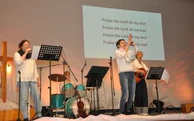 Die Frauentagsband beeindruckte mit Musik und Gesang beim Frauentag in Puschendorf.