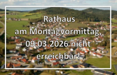 Rathaus am Montagvormittag nicht besetzt