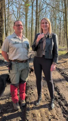 Unwegsame Waldwege im Naunhofer Forst