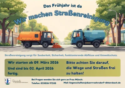Flyer Straßenreinigung