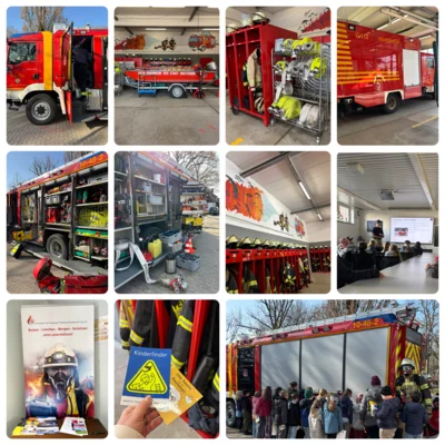 Besuch bei der Feuerwehr (Bild vergr&ouml;&szlig;ern)