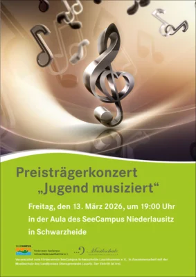 Einladung: Preisträgerkonzert der Kreismusikschule Oberspreewald-Lausitz am 13. März (Bild vergr&ouml;&szlig;ern)