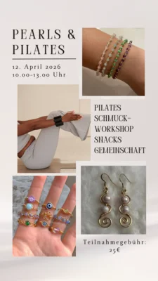 Pearls&Pilates - Bewegung und Kreativzeit am 12. April 2026