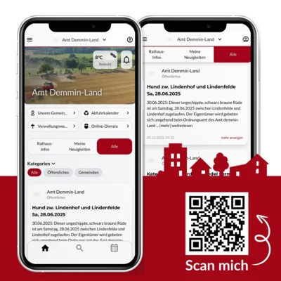 NEU: Das Amt Demmin-Land jetzt als App: "Heimat-Info"