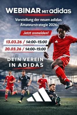 Kostenlose adidas-Webinare für Vereinsvertreter (Bild vergr&ouml;&szlig;ern)
