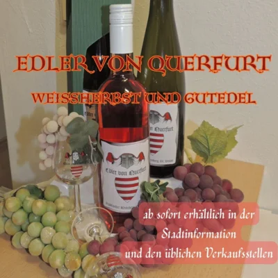 Der neue Wein ist da und in der Stadtinformation zu erwerben.