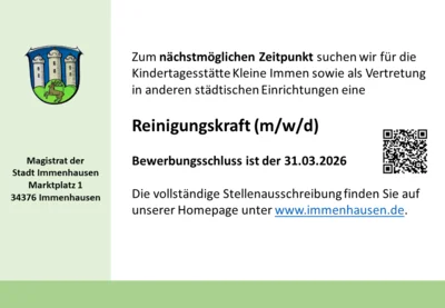 Neue Stellenausschreibung online (Bild vergr&ouml;&szlig;ern)