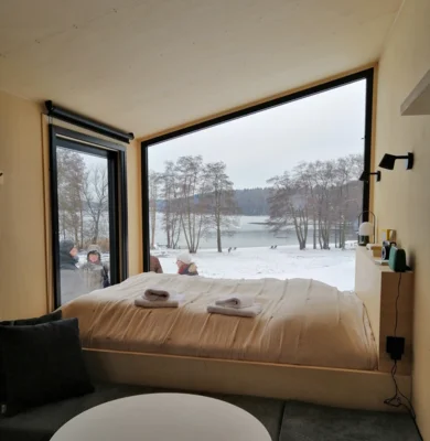 Raus - Lodge am See in Lenzen (Symbolbild) © LAG Storchenland Prignitz (Bild vergr&ouml;&szlig;ern)