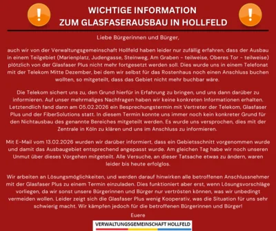 Wichtige Information zum Glasfaserausbau in Hollfeld! (Bild vergr&ouml;&szlig;ern)
