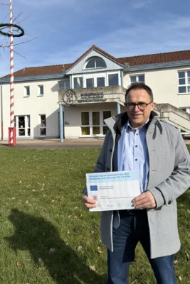 Arbeiten zur Verbesserung der Nutzbarkeit des Bürgerhauses in Holzhausen beginnen voraussichtlich Mitte April 2026 (Bild vergr&ouml;&szlig;ern)