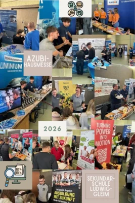Collage mit Bildern der Messe ©Stadt F/H (Bild vergr&ouml;&szlig;ern)
