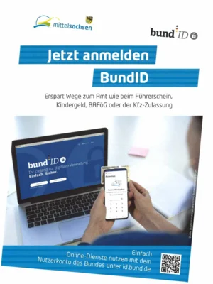 Mitteilung des Landratsamtes Mittelsachsen: Bund-ID - Anträge unkompliziert stellen (Bild vergr&ouml;&szlig;ern)
