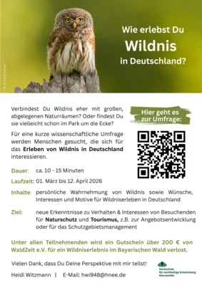Plakat zur Umfrage