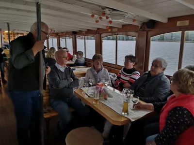 Schiffsausflug auf dem Werbellinsee (Bild vergr&ouml;&szlig;ern)
