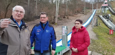 Bundestagsabgeordnete besucht den WSV 1923 (Bild vergr&ouml;&szlig;ern)