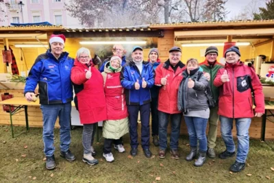 Der WSV beim Adventszauber im Schlosspark zu Bad Freienwalde