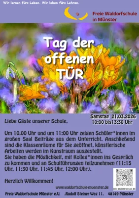 Schulfeier und Tag der Offenen Tür im Frühling am 21.03.2026 (Bild vergr&ouml;&szlig;ern)