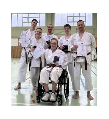 Die ACB-Prüflinge zum 1. Kyu (Braungurt)