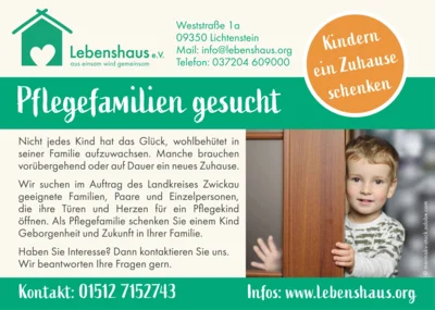 Pflegefamilien gesucht