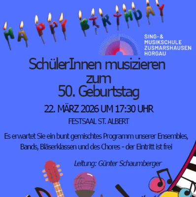 Sing- und Musikschule Zusmarshausen-Horgau: Jubiläumskonzert (Bild vergr&ouml;&szlig;ern)