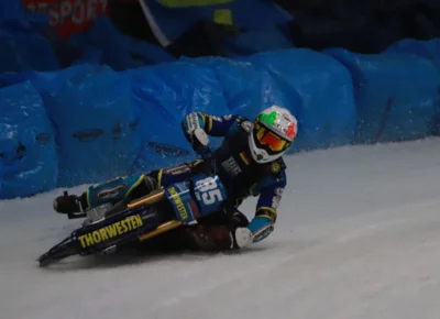 Eisspeedway-WM Inzell: Luca Bauer wird Zweiter (Bild vergr&ouml;&szlig;ern)