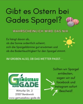 Wann gibt es endlich wieder Spargel? (Bild vergr&ouml;&szlig;ern)
