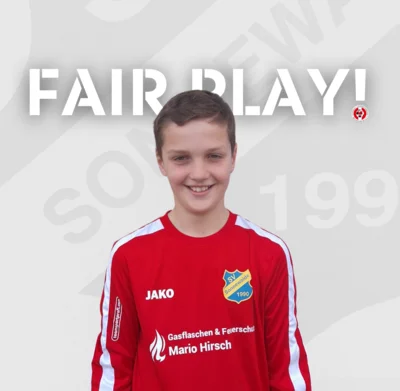 Vorbild auf dem Platz: Fabian Merkel zeigt echte Fair-Play-Mentalität im Jugendspiel