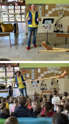 Musiktheater die "Traurige Flöte" begeistert unsere Schulfamilie (Bild vergr&ouml;&szlig;ern)