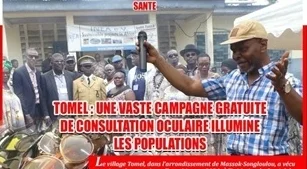 Unser langjähriger Gudd-Zweck-Kooperationspartner INEA e.V. aus Darmstadt hat in KAMERUN im Dorf TOMEL eine große Augenuntersuchung und eine großartige Brillen-Verteilung organisiert. (Bild vergr&ouml;&szlig;ern)