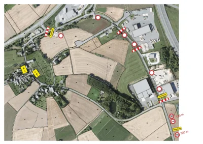 Vollsperrung Selbitz-Sellanger (Bild vergr&ouml;&szlig;ern)