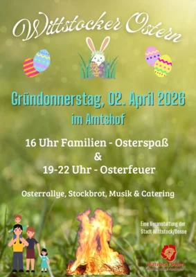 Osterfeuer und Familienspaß auf dem Amtshof