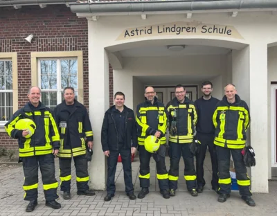 Das Team des Freiwilligen Löschzugs Gelmer (Bild vergr&ouml;&szlig;ern)