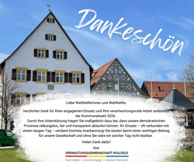 Dankeschön an alle Wahlhelferinnen und Wahlhelfer! (Bild vergr&ouml;&szlig;ern)